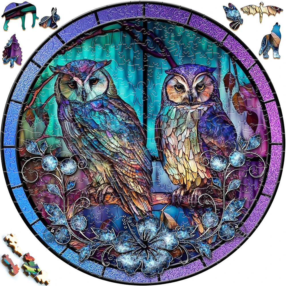 Gorgeous Owl - Wooden Jigsaw Puzzle