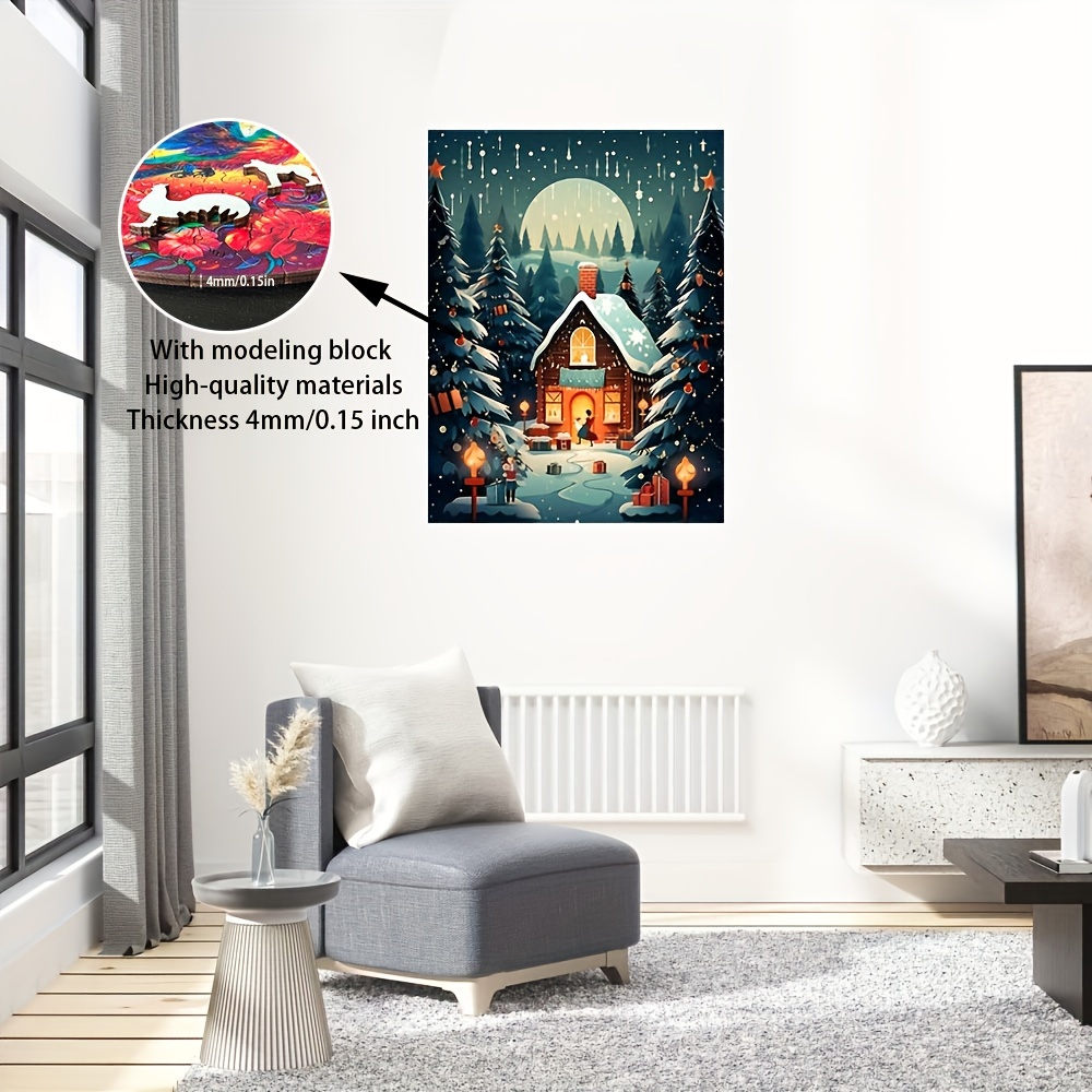 Snow House - Wooden Jigsaw Puzzles