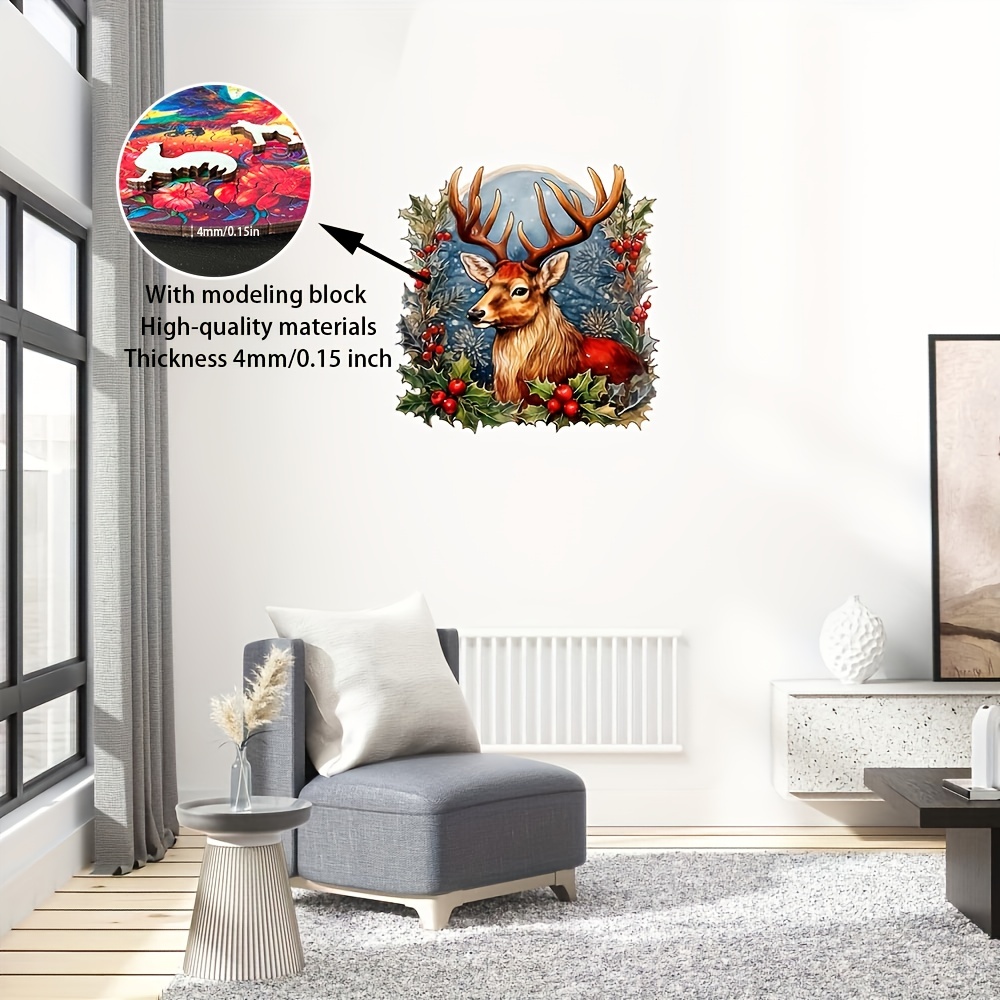 Christmas Elk Gift - Wooden Jigsaw Puzzles