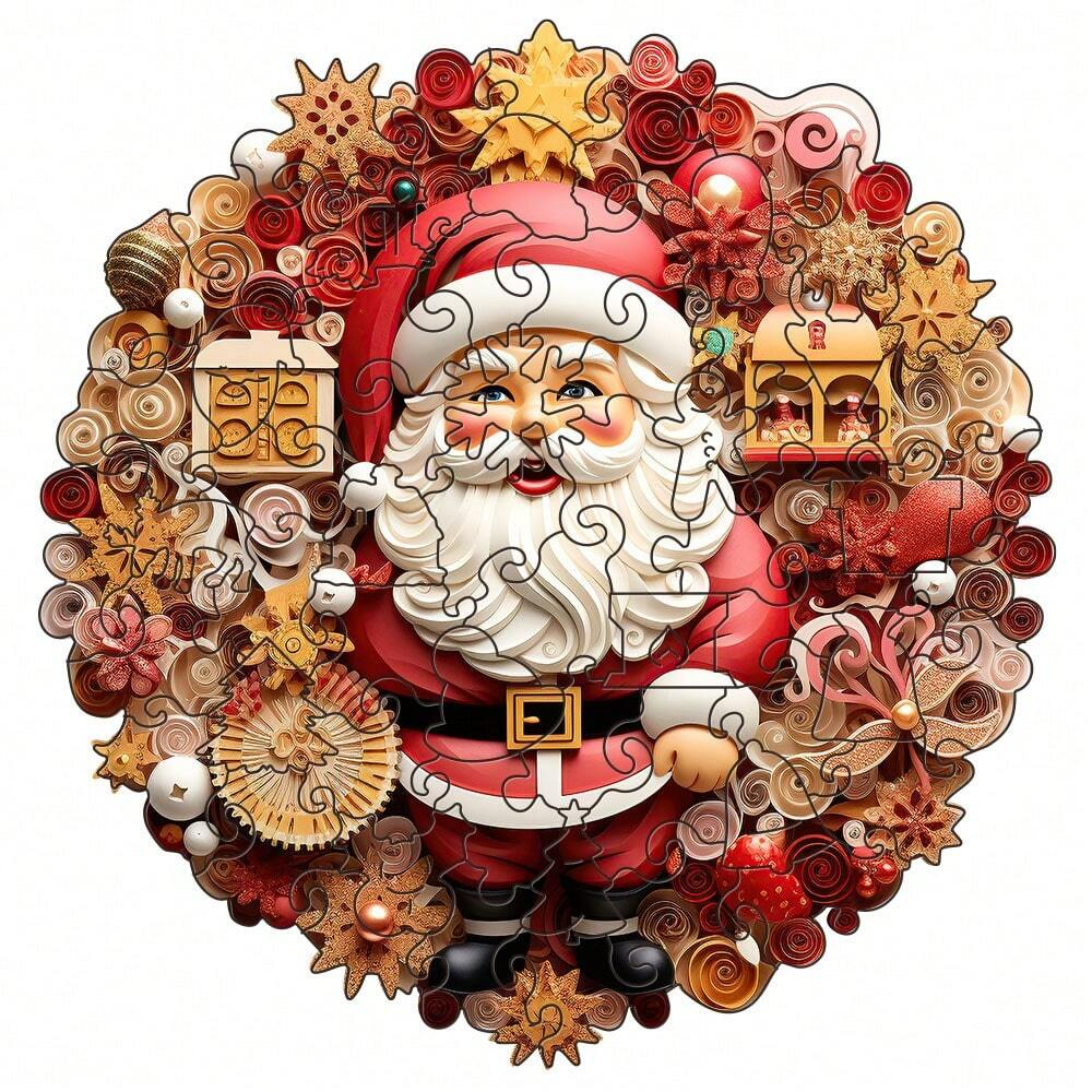 Santa Claus - Wooden Jigsaw Puzzles