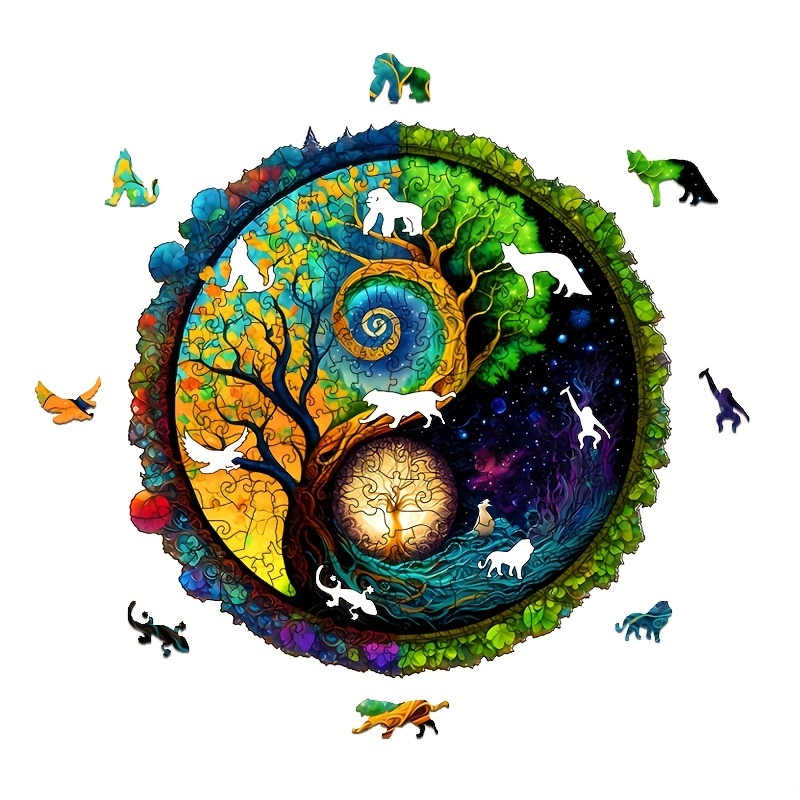 Starry Night God Tree - Jigsaw Puzzles