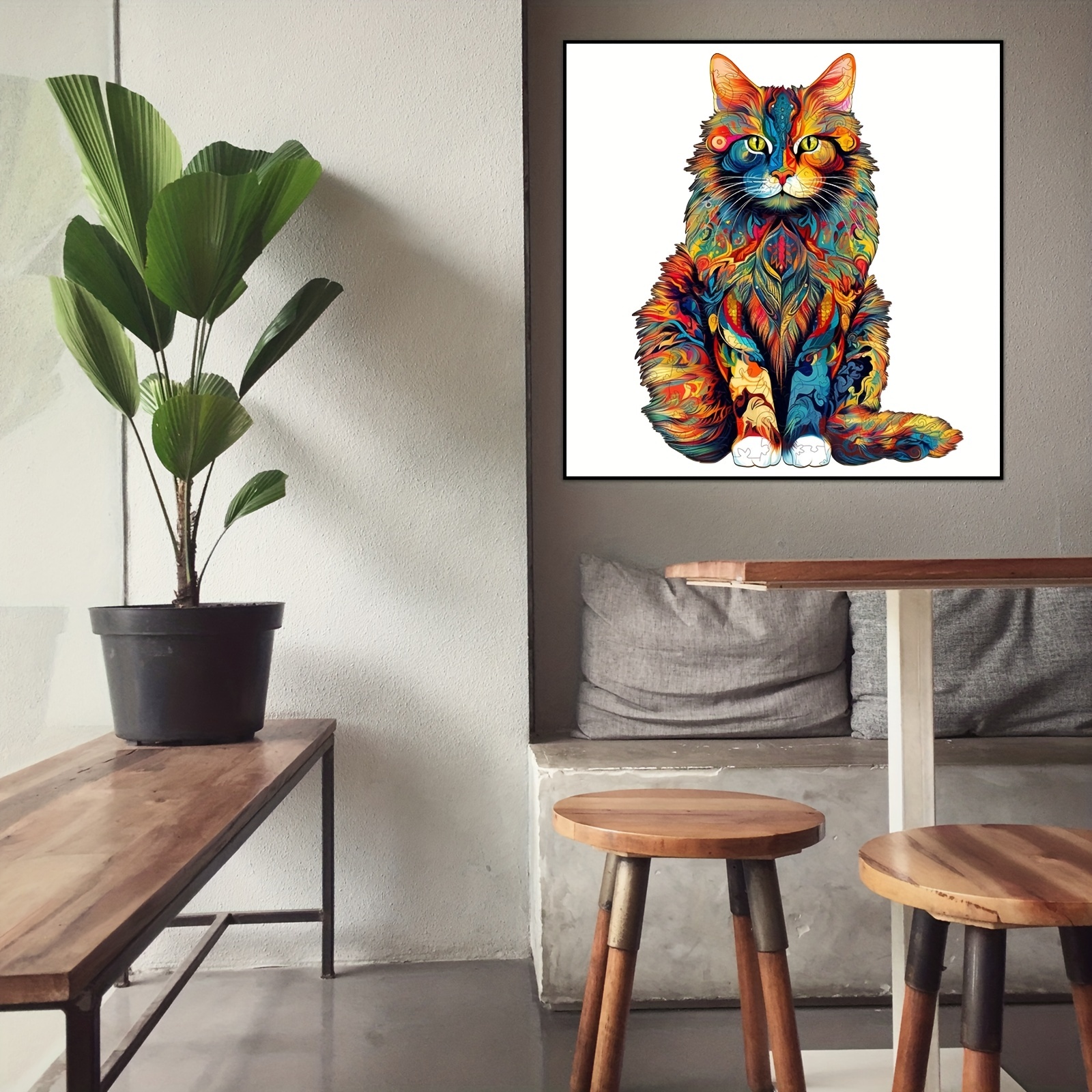 Maine Coon - Wooden Jigsaw Puzzle