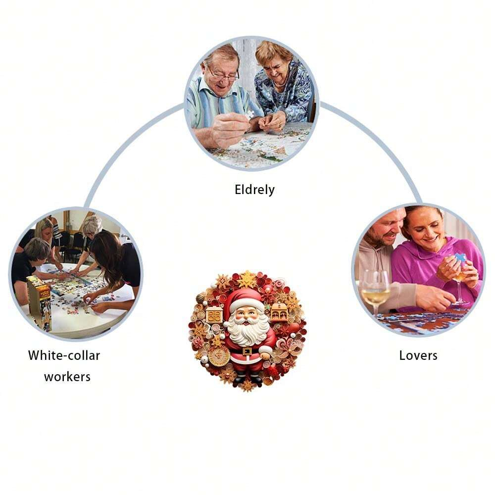 Santa Claus - Wooden Jigsaw Puzzles