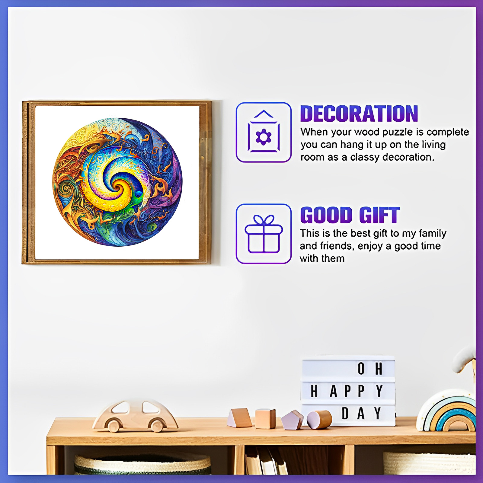 Circular Planet - Wooden Jigsaw Puzzles