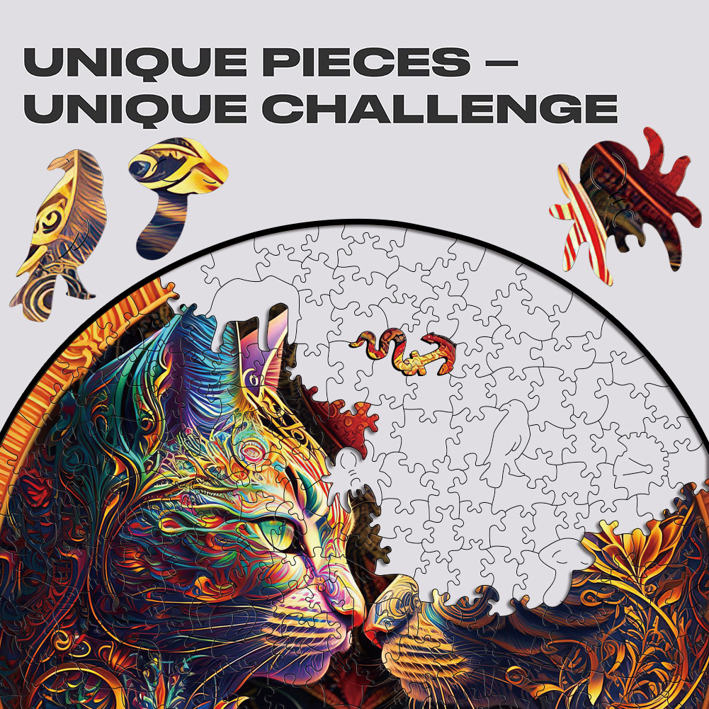 Mandala Cat - Jigsaw Puzzle