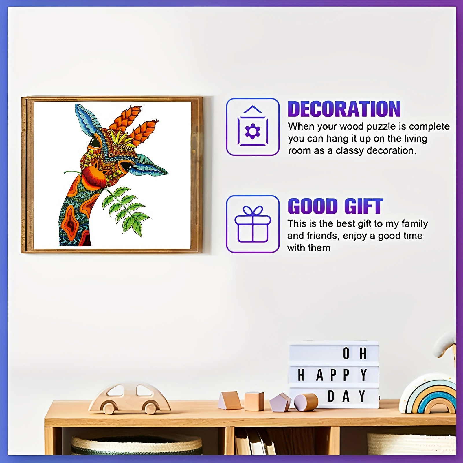 Giraffe - Wooden Jigsaw Puzzles