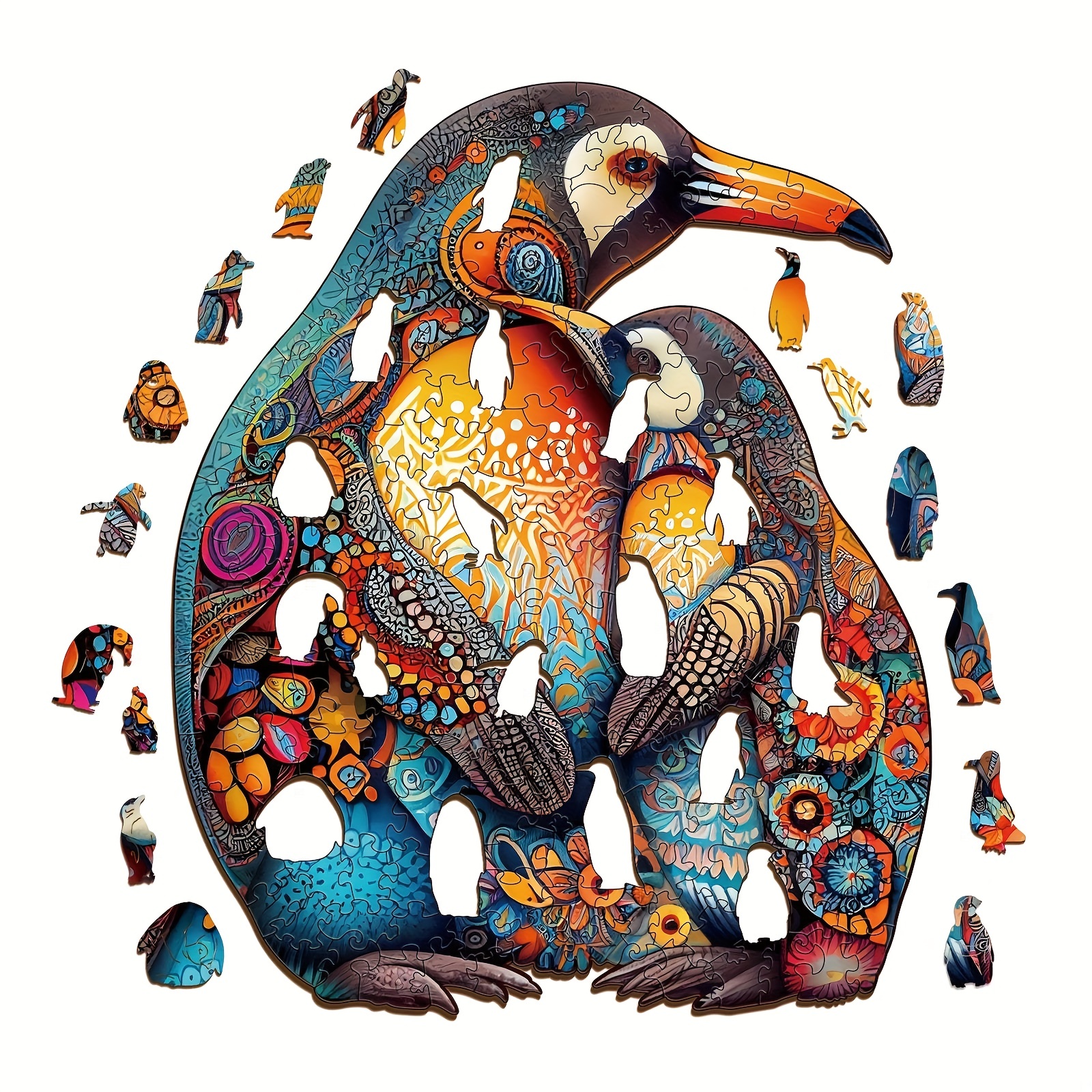 Penguin Family - Wooden Jigsaw Puzzle