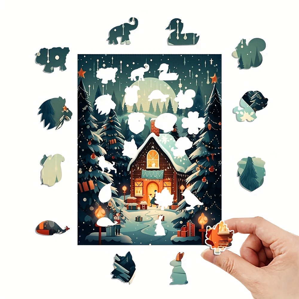 Snow House - Wooden Jigsaw Puzzles