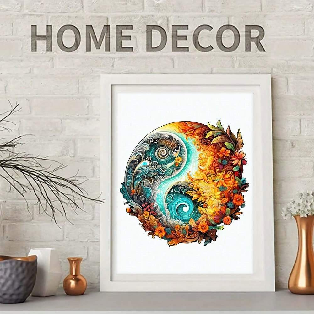 Yin Yang World- Wooden Jigsaw Puzzles
