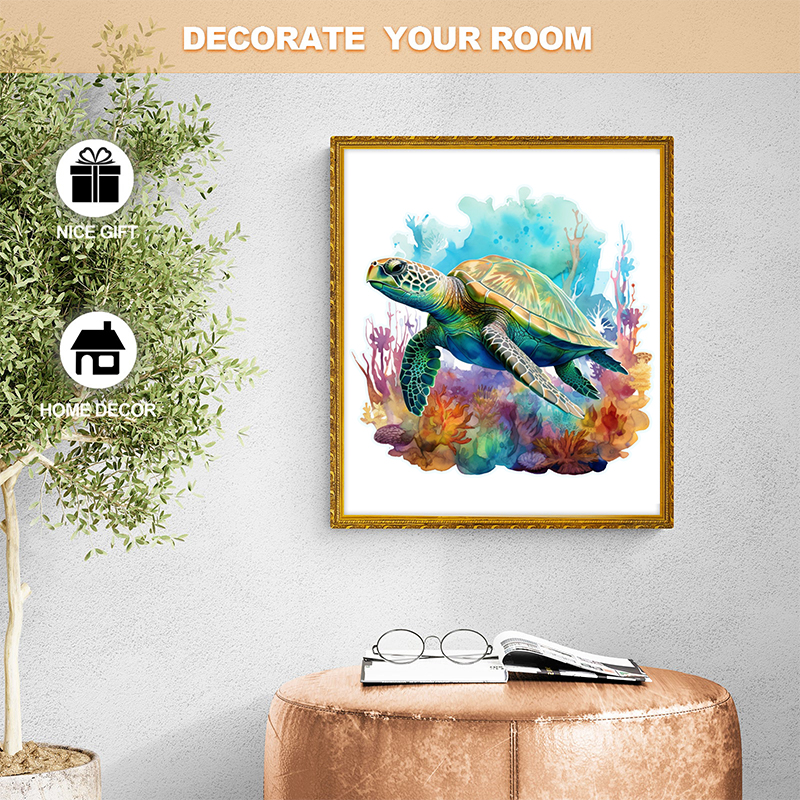 Rubbyoo turtle -3 Wooden Jigsaw Puzzle