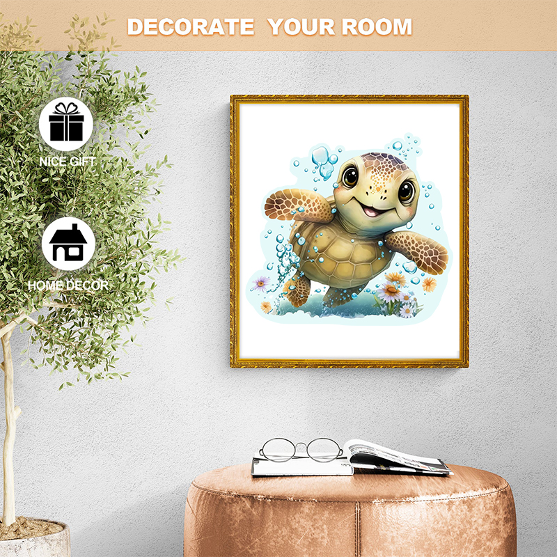 Rubbyoo bany turtle -2 Wooden Jigsaw Puzzle