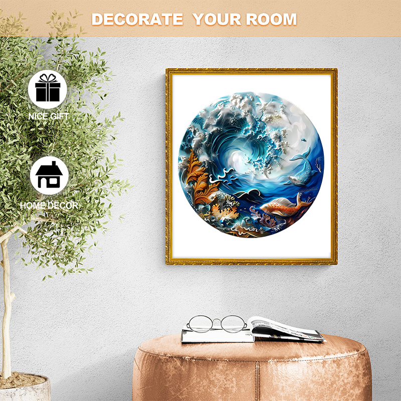 Rubbyoo Vibrant ocean -2 Wooden Jigsaw Puzzle