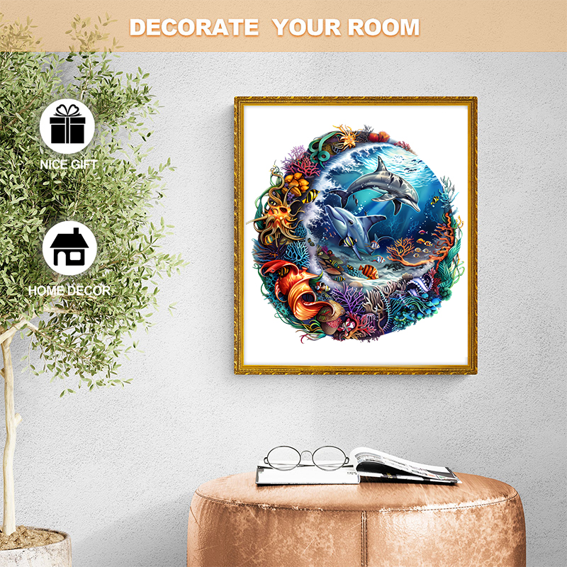 Rubbyoo Marine animals - Wooden Jigsaw Puzzle