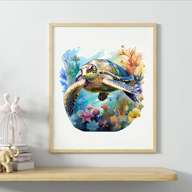 Rubbyoo turtle -2 Wooden Jigsaw Puzzle