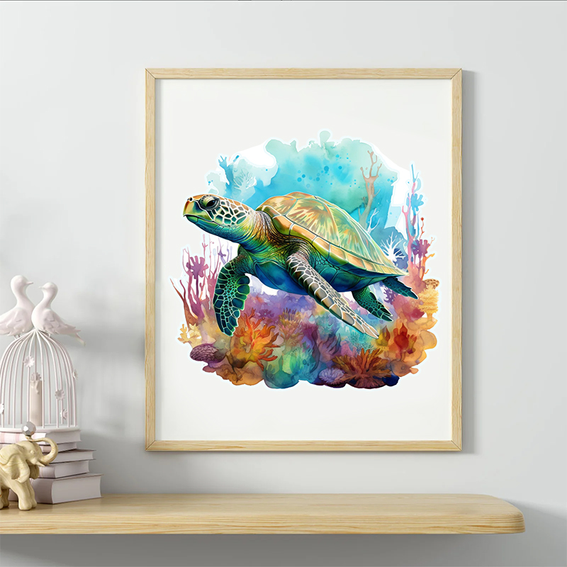 Rubbyoo turtle -3 Wooden Jigsaw Puzzle