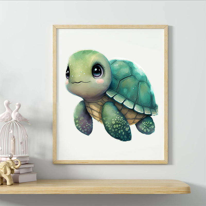 Rubbyoo bany turtle -1 Wooden Jigsaw Puzzle