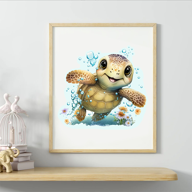 Rubbyoo bany turtle -2 Wooden Jigsaw Puzzle