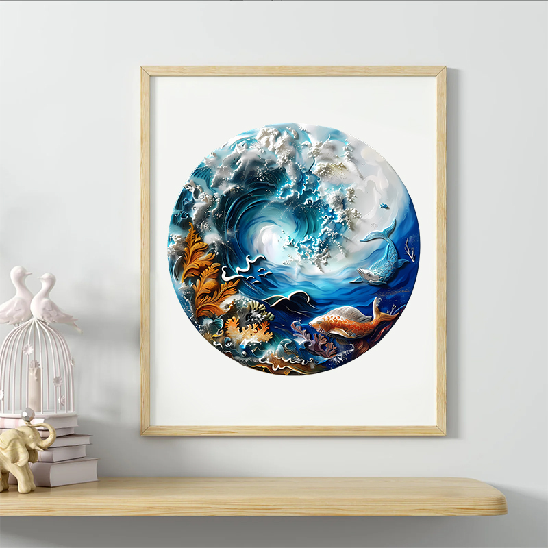 Rubbyoo Vibrant ocean -2 Wooden Jigsaw Puzzle