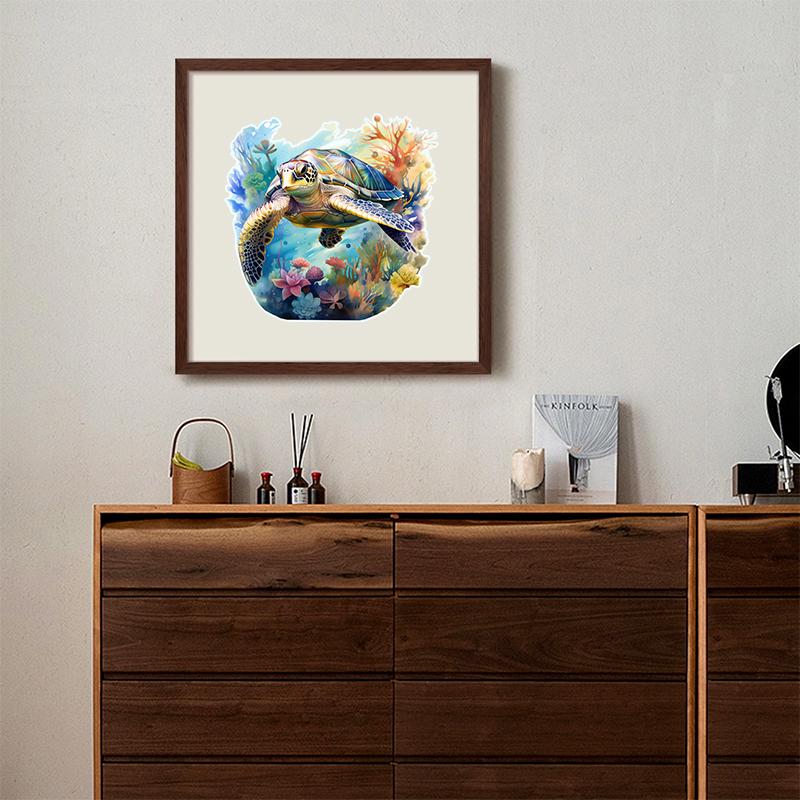 Rubbyoo turtle -2 Wooden Jigsaw Puzzle