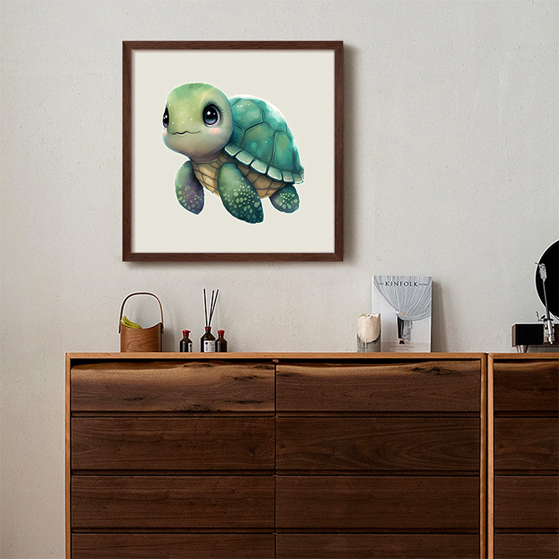 Rubbyoo bany turtle -1 Wooden Jigsaw Puzzle