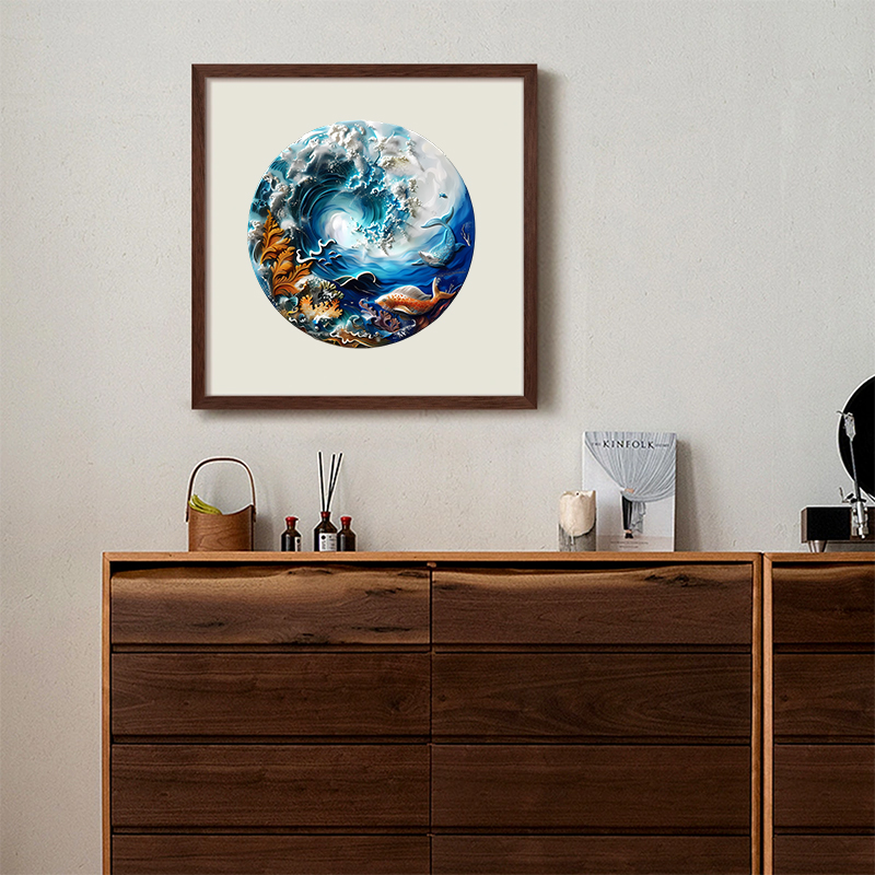 Rubbyoo Vibrant ocean -2 Wooden Jigsaw Puzzle