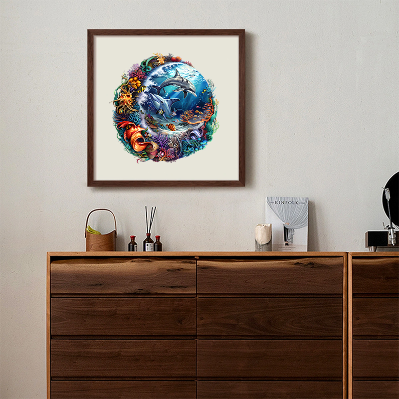 Rubbyoo Marine animals - Wooden Jigsaw Puzzle