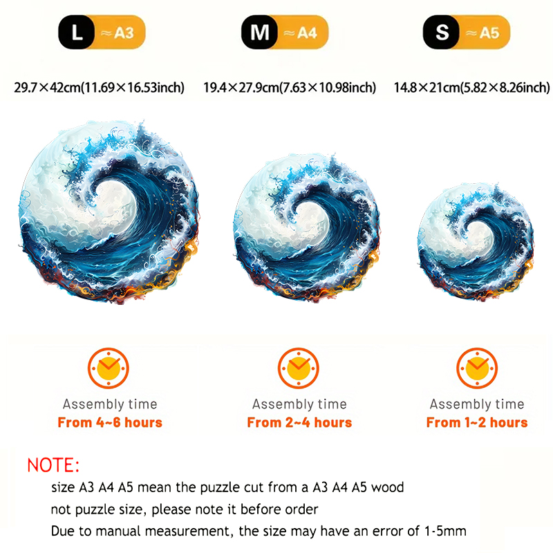 Rubbyoo Marine life in ocean - Wooden Jigsaw Puzzle