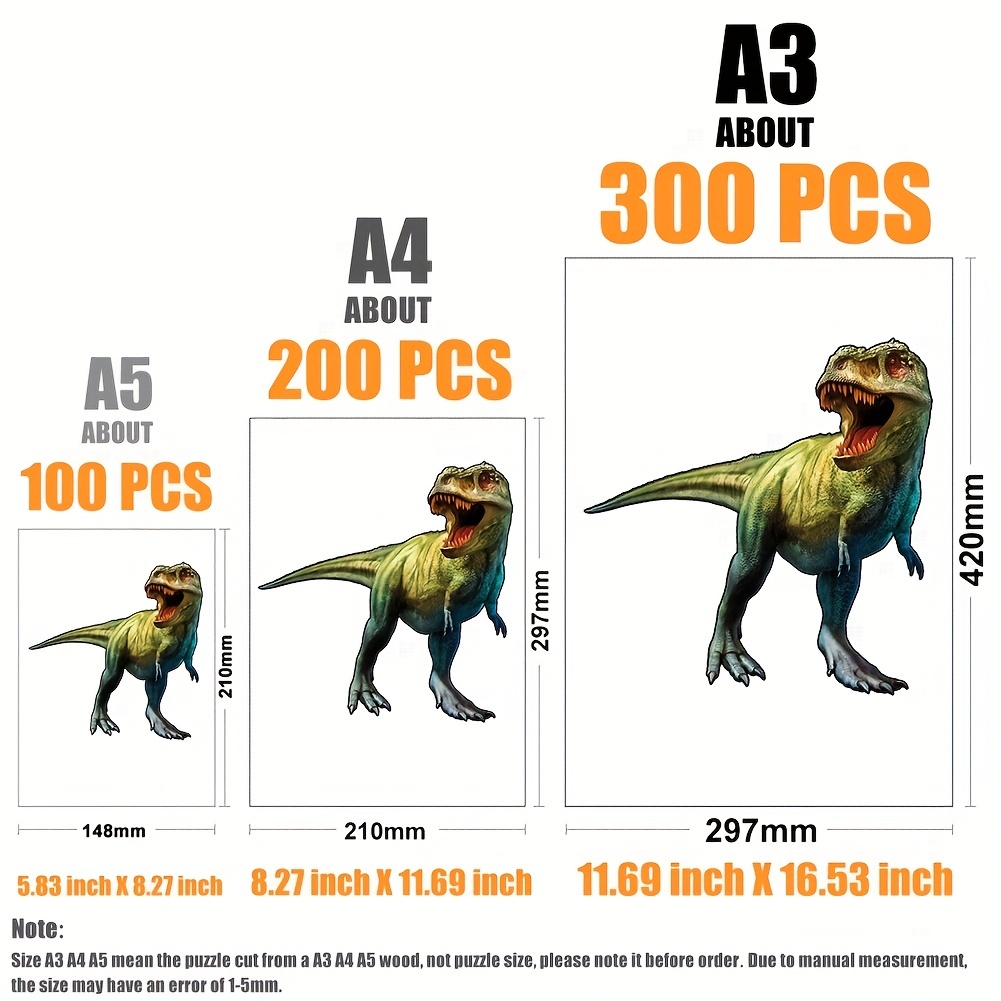 Green Dinosaur - Wooden Jigsaw Puzzle