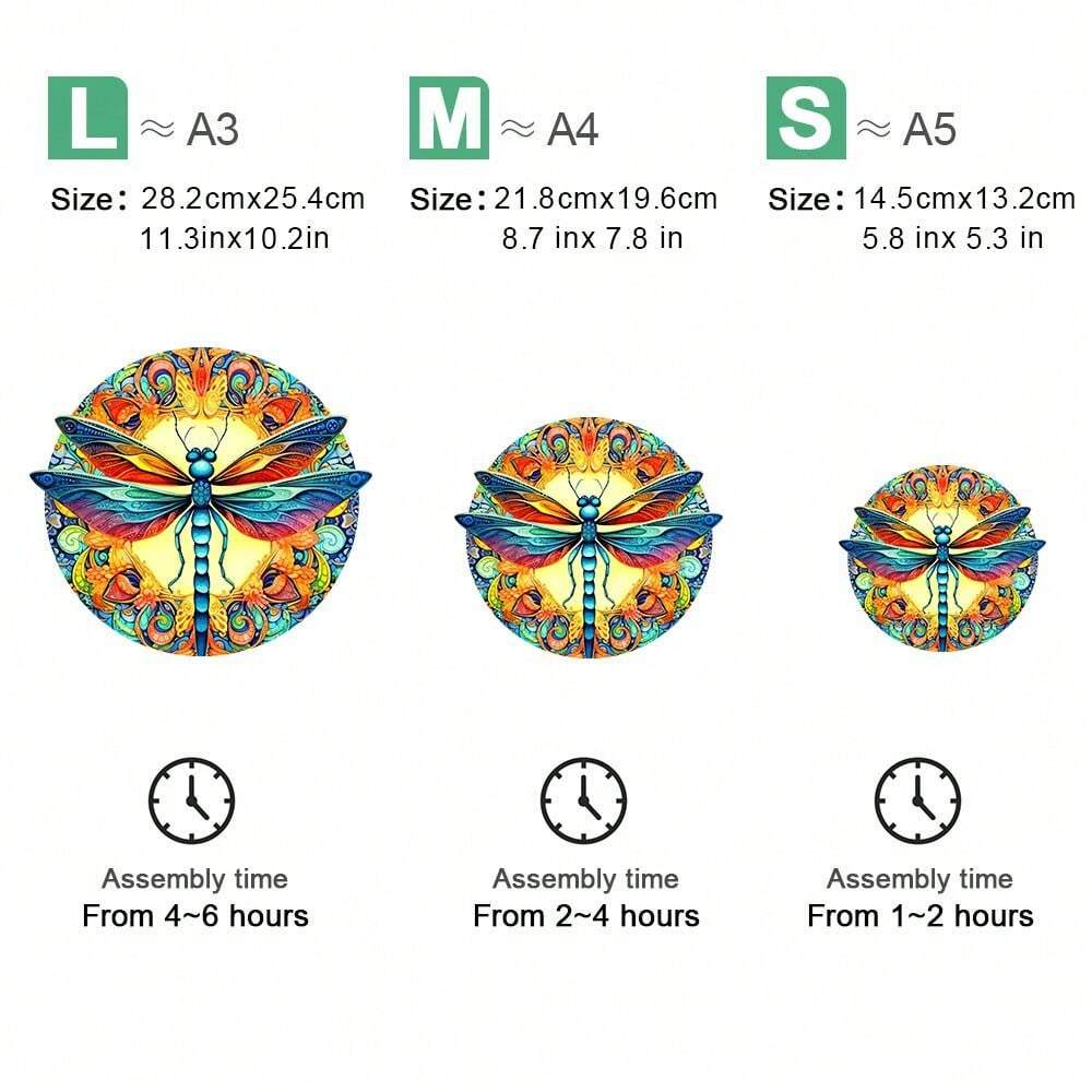 Dragonfly - Wooden Jigsaw Puzzles