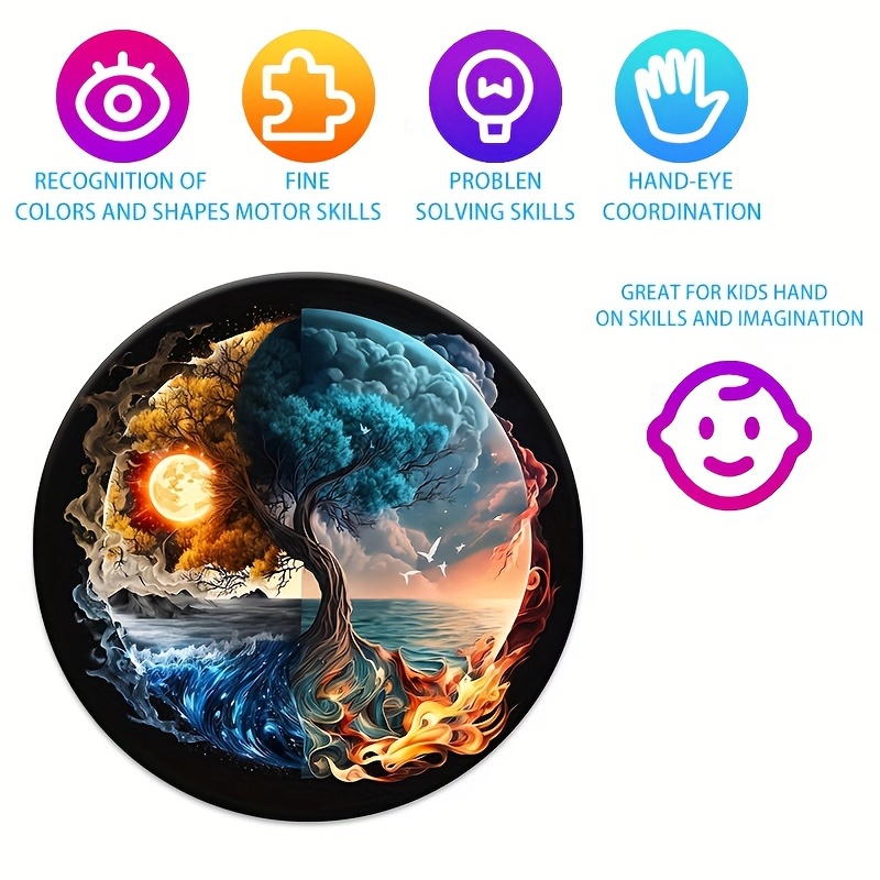 Yin-yang Tree - Wooden Jigsaw Puzzles