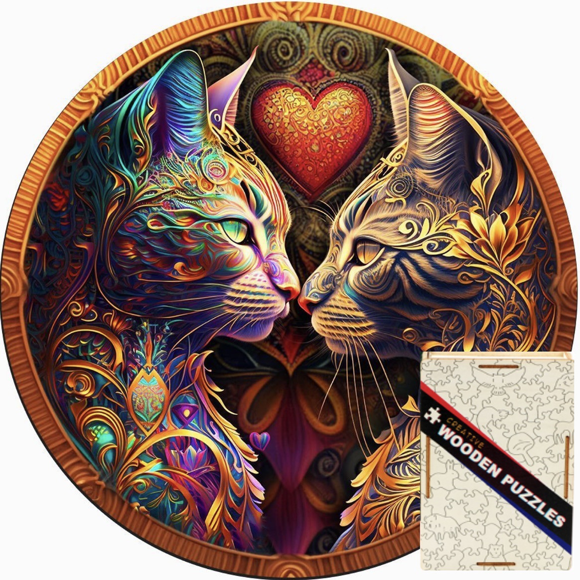 Mandala Cat - Jigsaw Puzzle