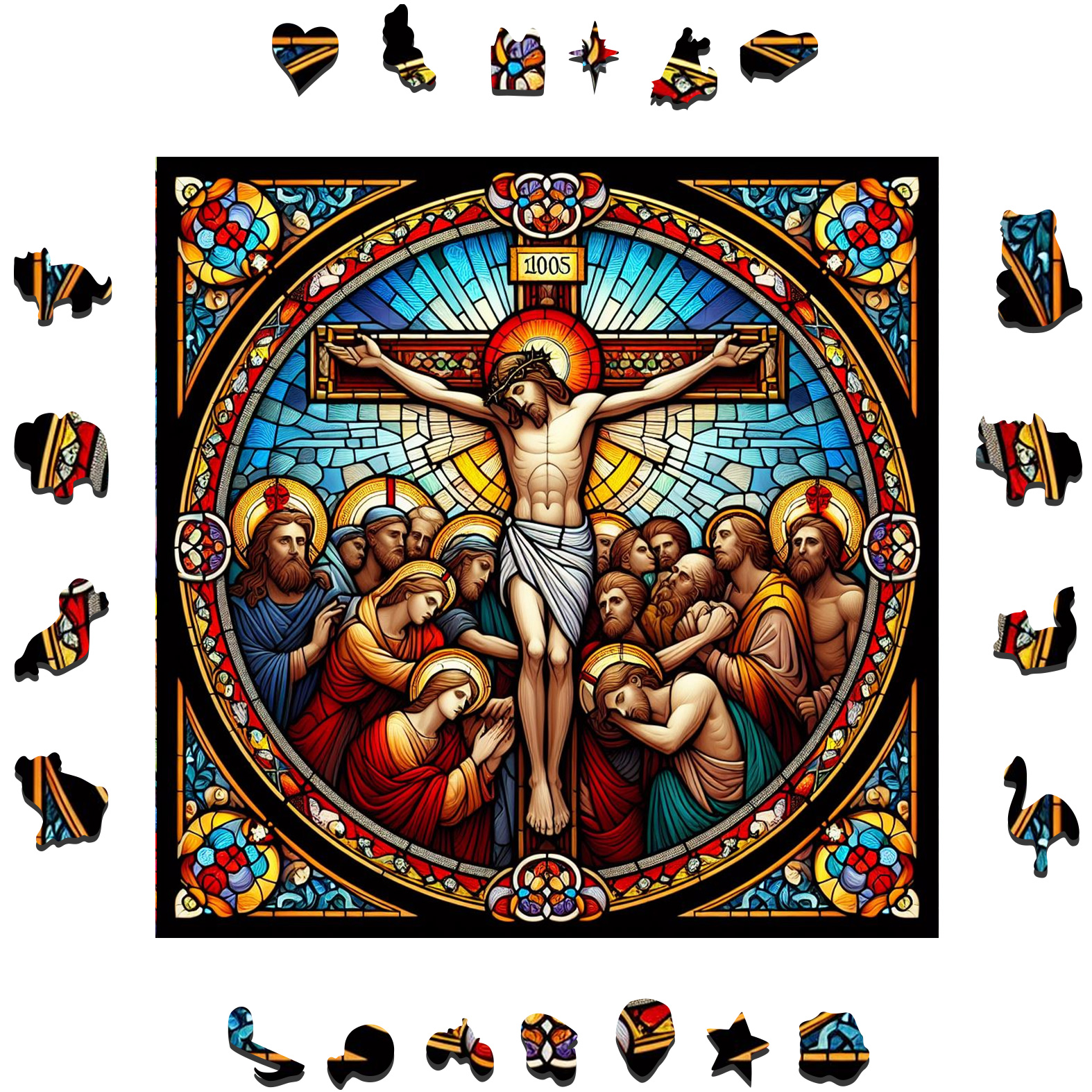 "Oh, the height of Jesus' - Wooden Jigsaw Puzzle