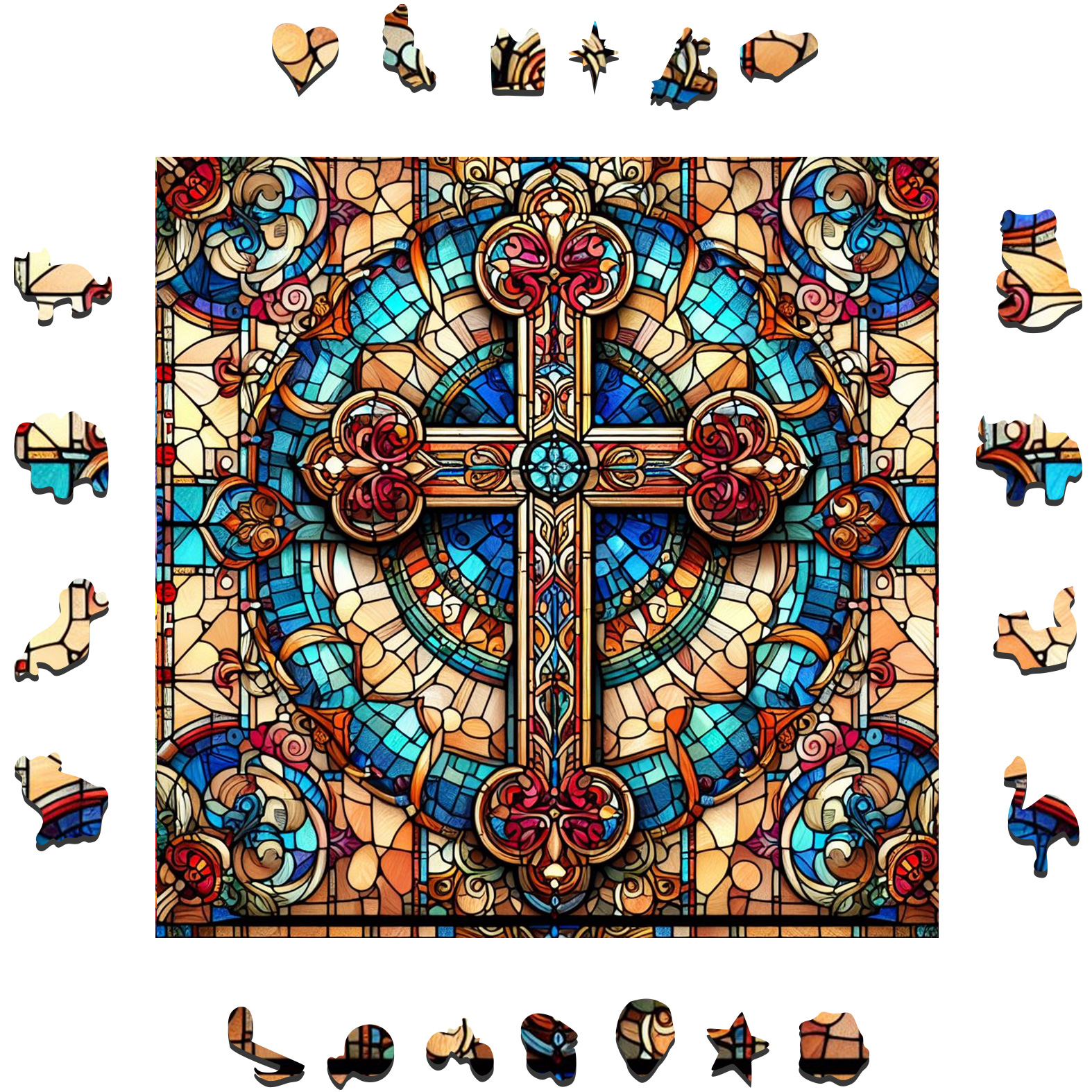 Cross Faith - Wooden Jigsaw Puzzle