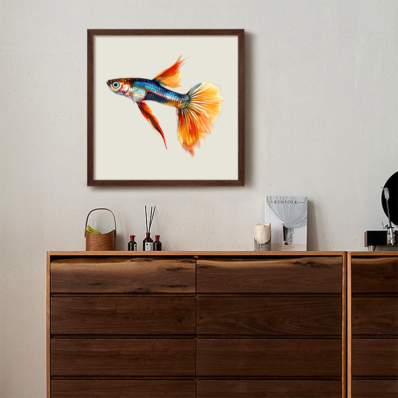 Rubbyoo Colorful tropical fish - Wooden Jigsaw Puzzle 