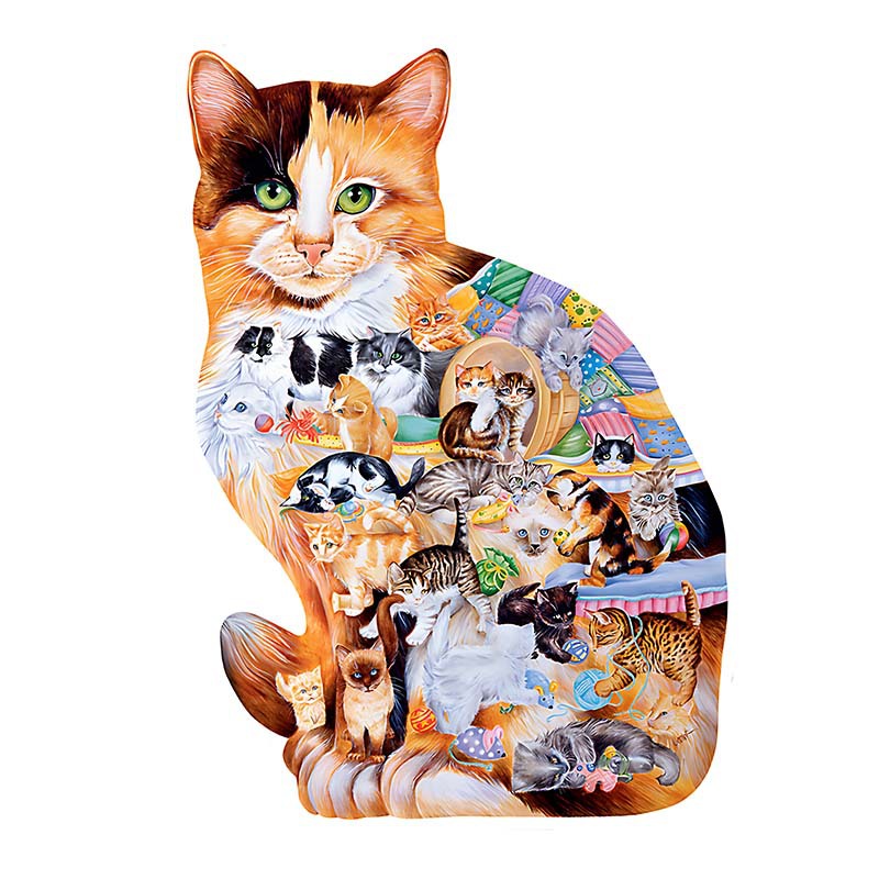 Cat World - Wooden Jigsaw Puzzles