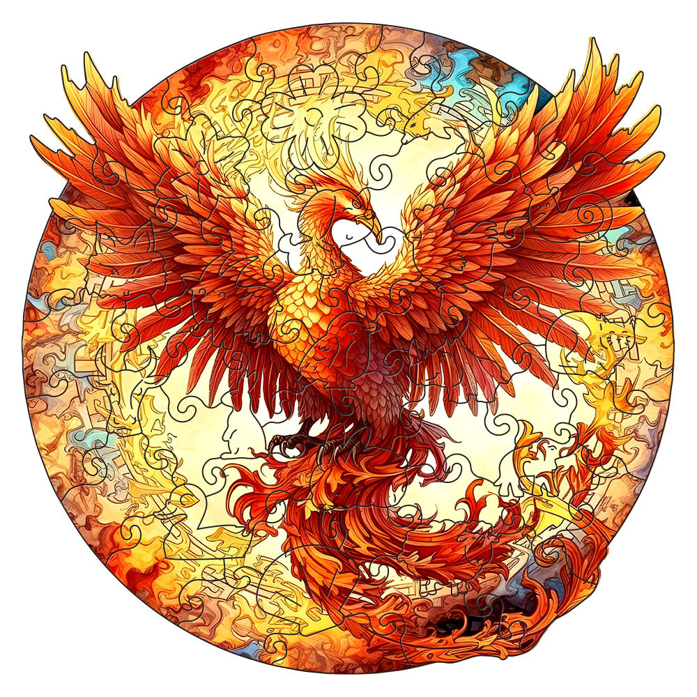 Fiery Phoenix Series- Wooden Jigsaw Puzzles