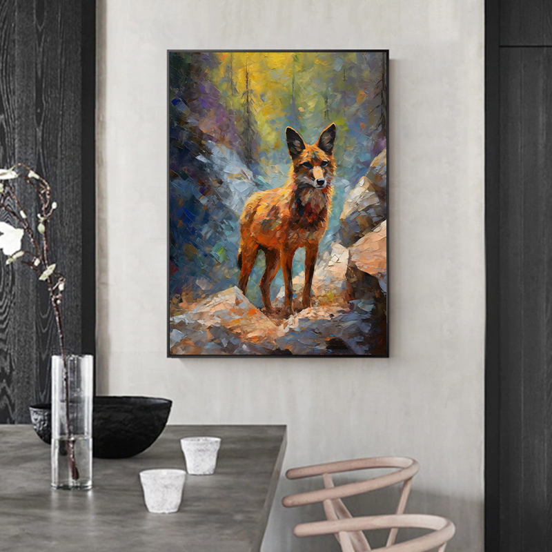 Rubbyoo Coyote's Perch in Yosemite - Wooden Jigsaw Puzzle 