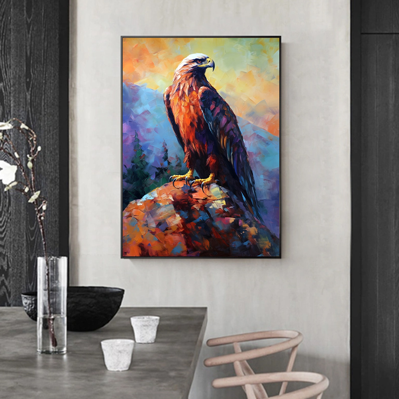 Rubbyoo Eagle's Domain at Pikes Peak - Wooden Jigsaw Puzzle 