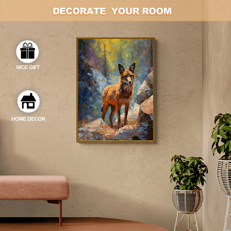 Rubbyoo Coyote's Perch in Yosemite - Wooden Jigsaw Puzzle 