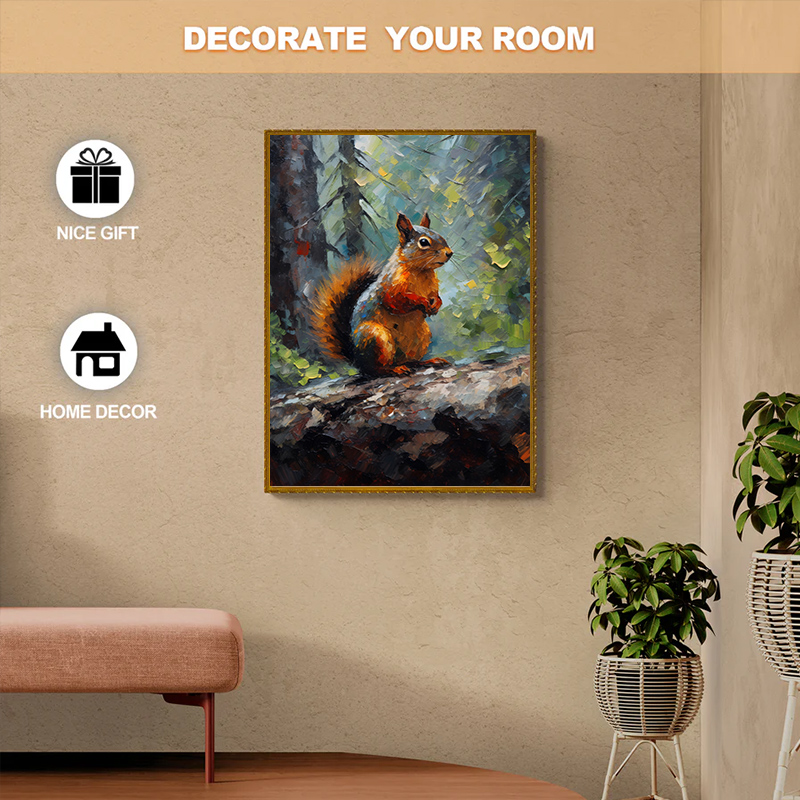 Rubbyoo Squirrel - Wooden Jigsaw Puzzle 