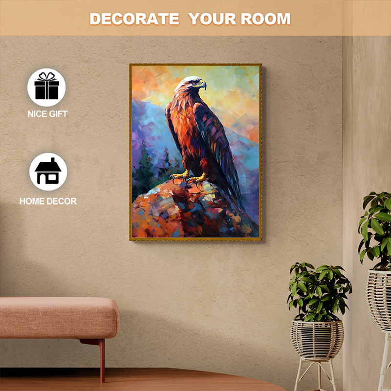 Rubbyoo Eagle's Domain at Pikes Peak - Wooden Jigsaw Puzzle 