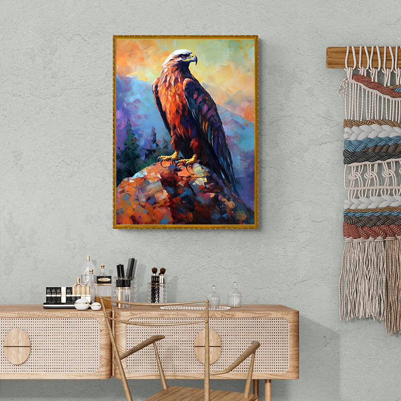 Rubbyoo Eagle's Domain at Pikes Peak - Wooden Jigsaw Puzzle 