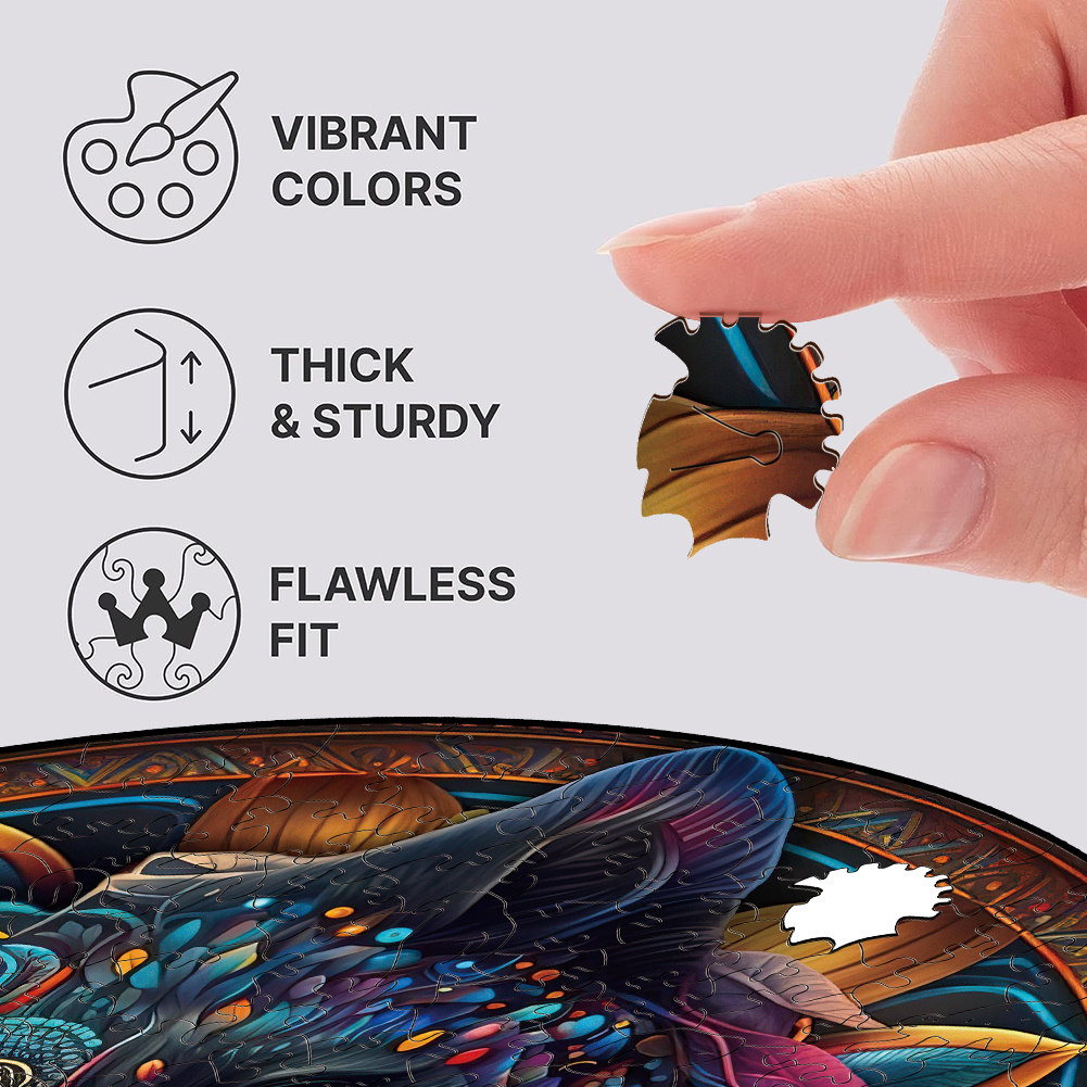 Mandala black panther - Jigsaw Puzzle