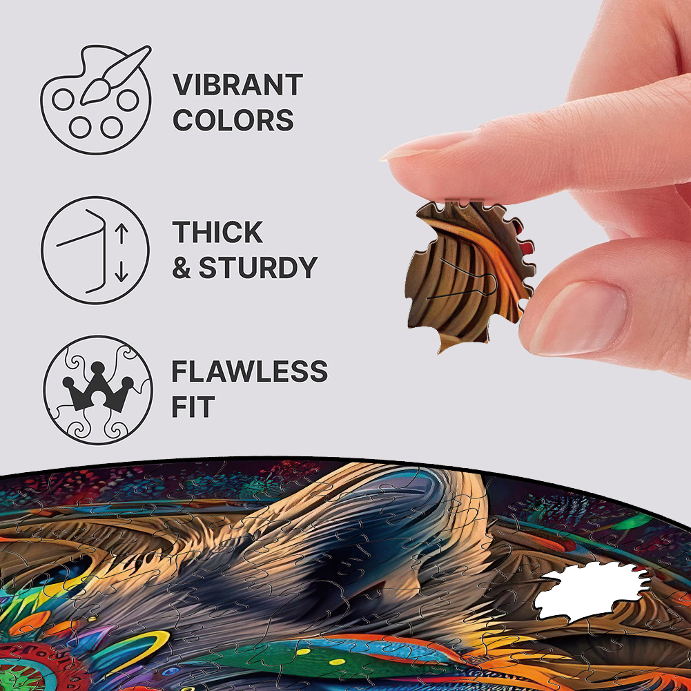 Mandala Wolf - Jigsaw Puzzle