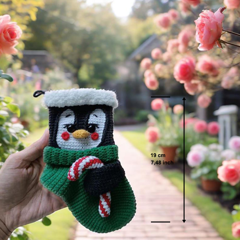 Diy Handmade Christmas Stocking Crochet Kit - Unique Christmas Tree Decor | Perfect Holiday Gifts  - image 9