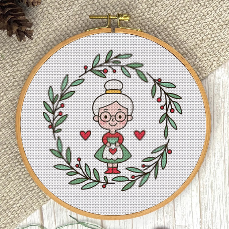  Cross Stitch Kit - Dear Grandma | Unique Handmade Craft | Perfect Birthday Gifts For Her - image 4