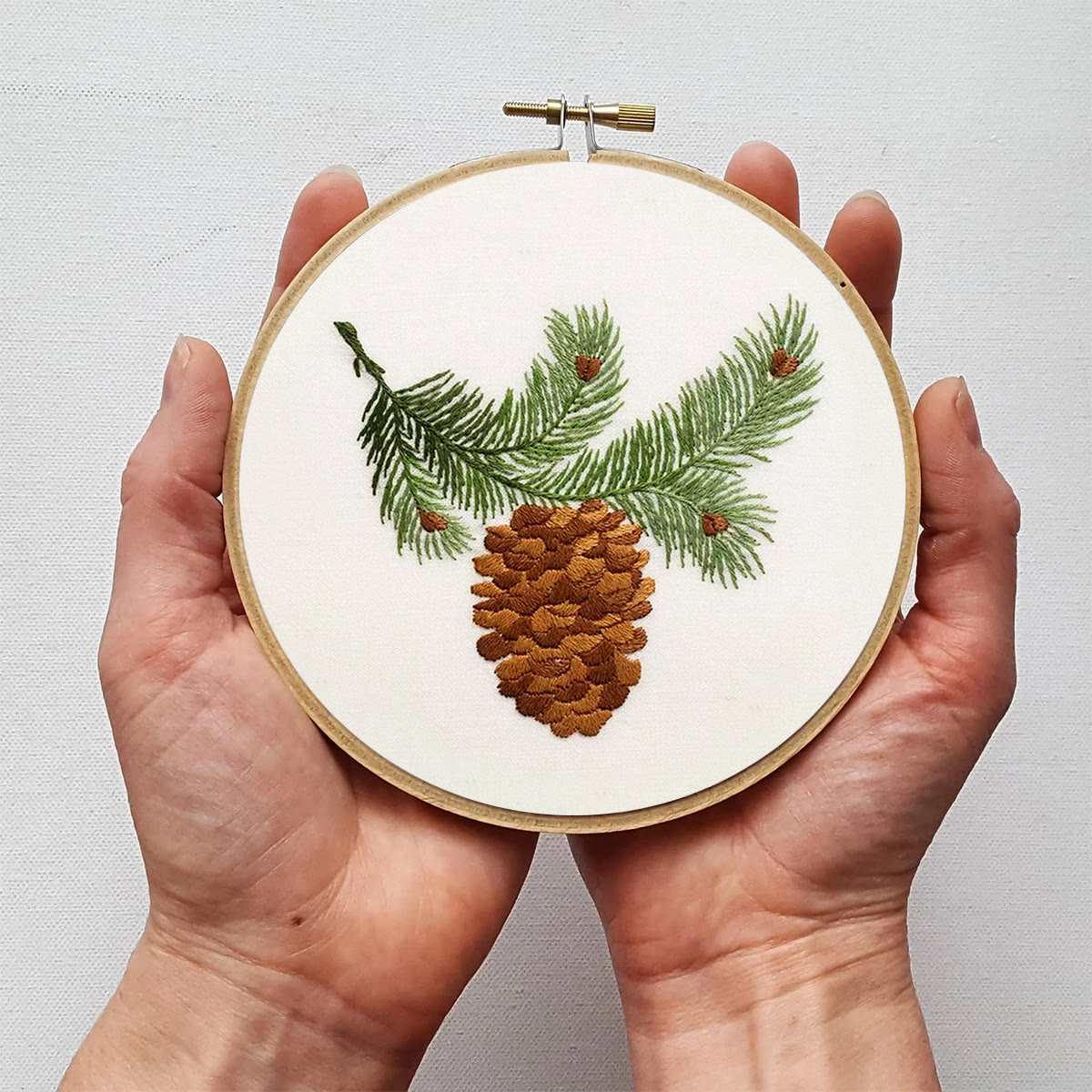 Rubbyoo Embroidery Kit - Pine Cone  - image 6