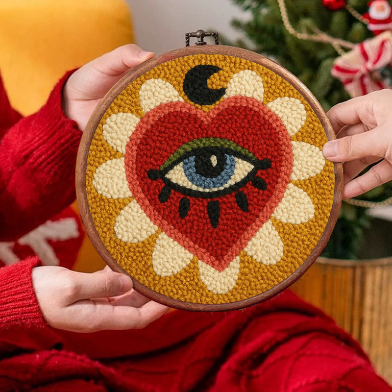 Mysterious Eye Punch Needle Kit - Perfect Craft For Home Decor | Diy Handmade Gifts - image 4