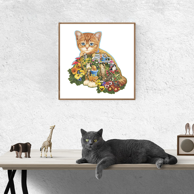 Ginger Kitten - Wooden Jigsaw Puzzles