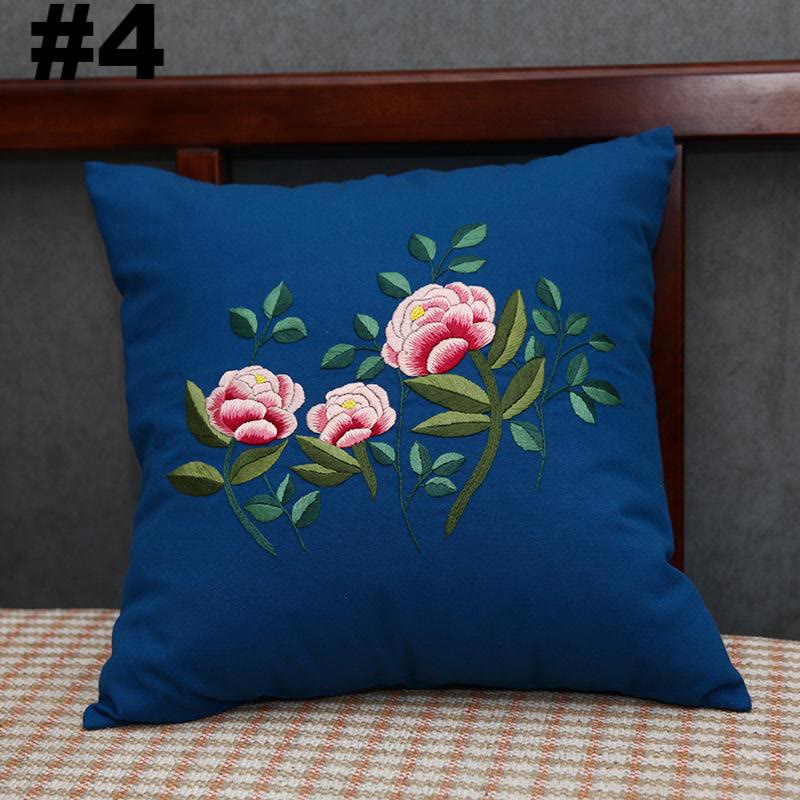 Embroidered Pillow Case Kits  | Wedding Living Room Gift | Diy Sewing Cushion Cover - #4 - image 5